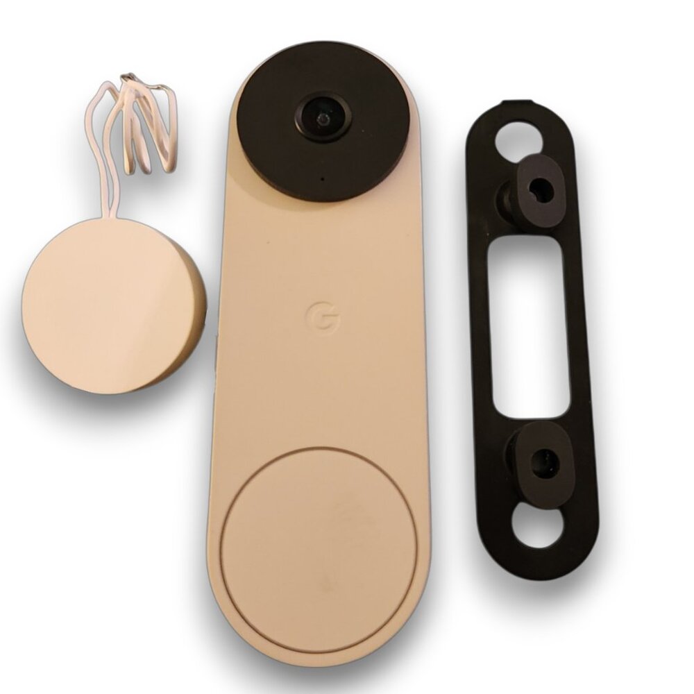 Google Nest Video Doorbell Cream (Wired, 2nd Gen)